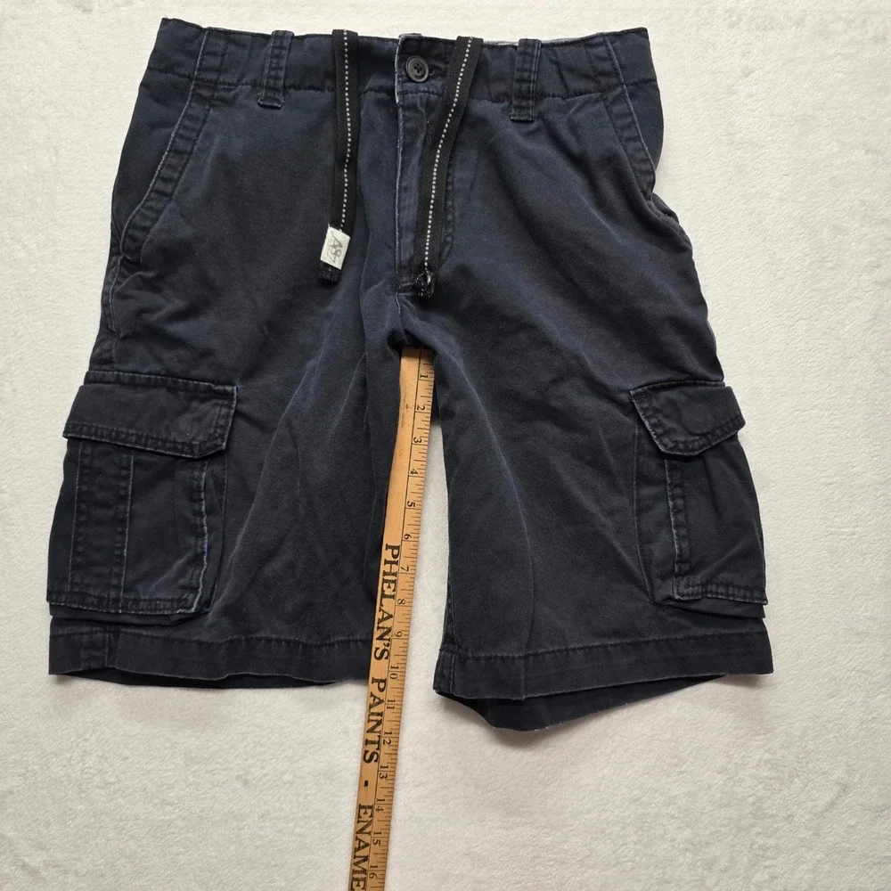 Aeropostale Cargo Shorts‎ Navy Casual Utility Drawstring Men 30